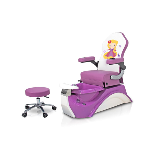 Brianna PURPLE Kid Pedicure Chair