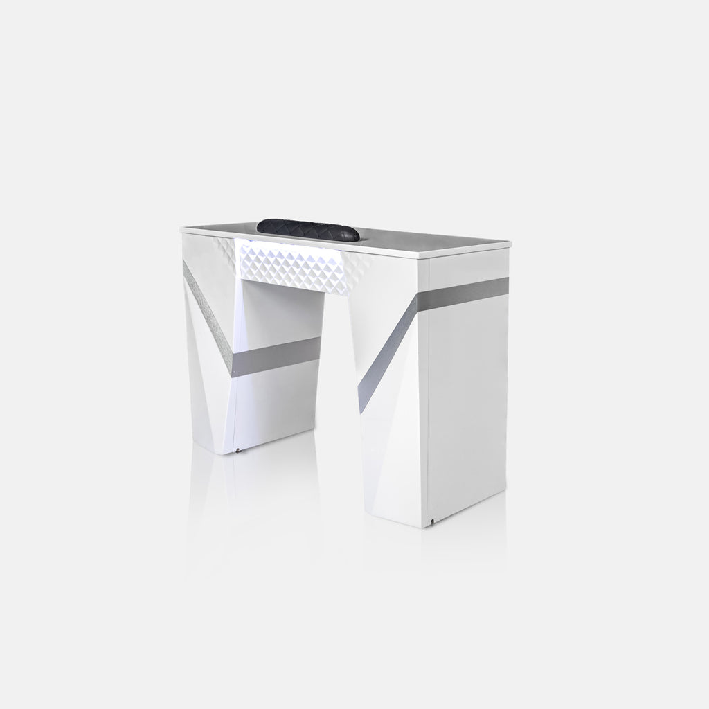 42" Onyx Single Table – White