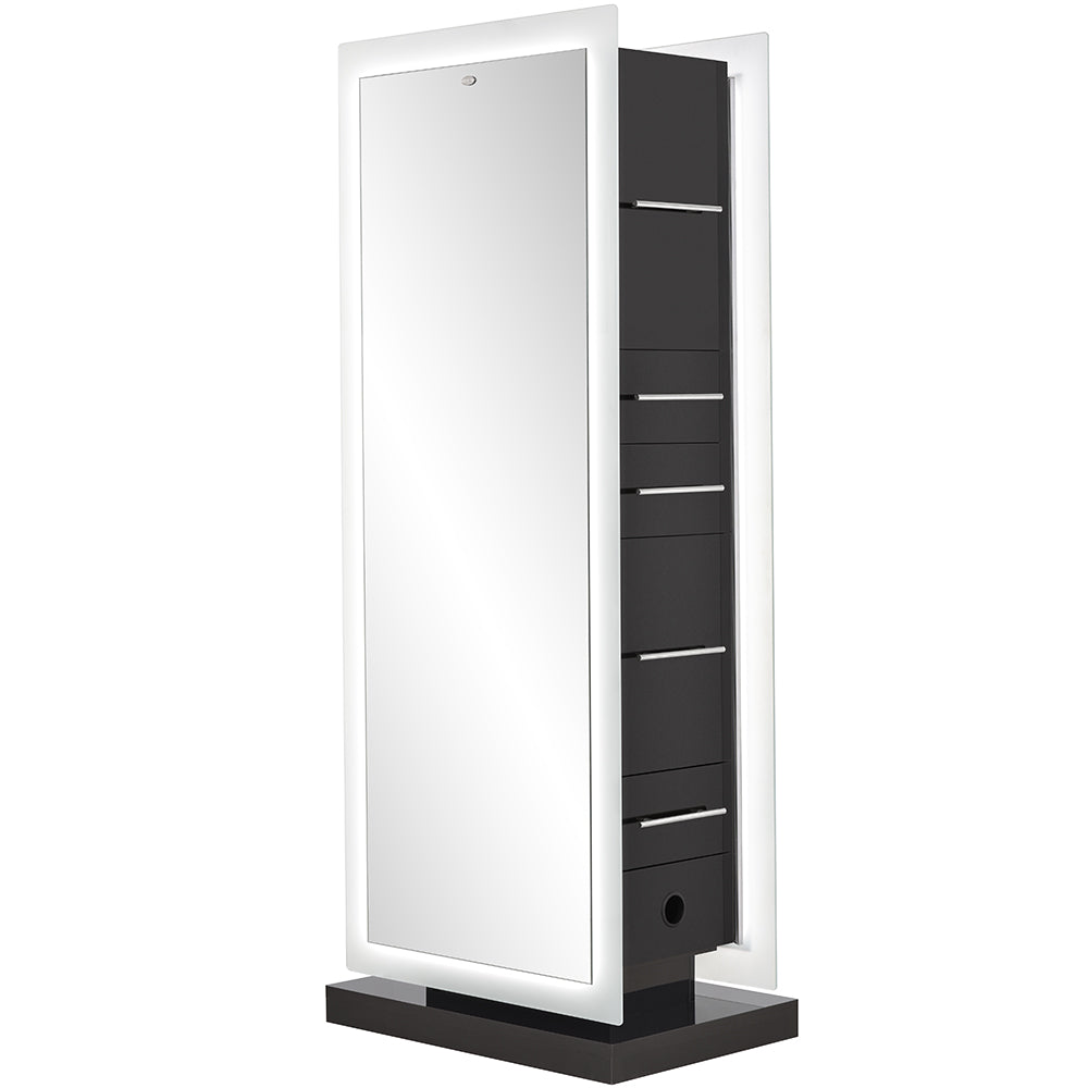 Magic II Double LED Lighted Styling Station Black DIR