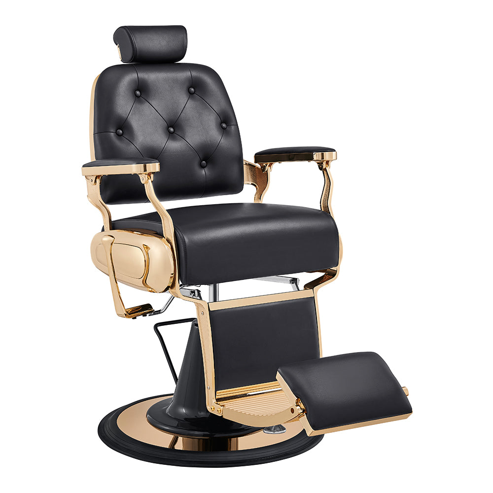 The Cavalier Professional Barber Chair Black DIR