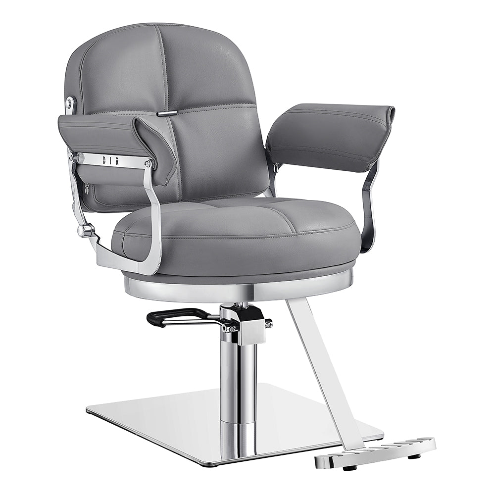 Milano Salon Hairdressing Styling Chair Gray DIR