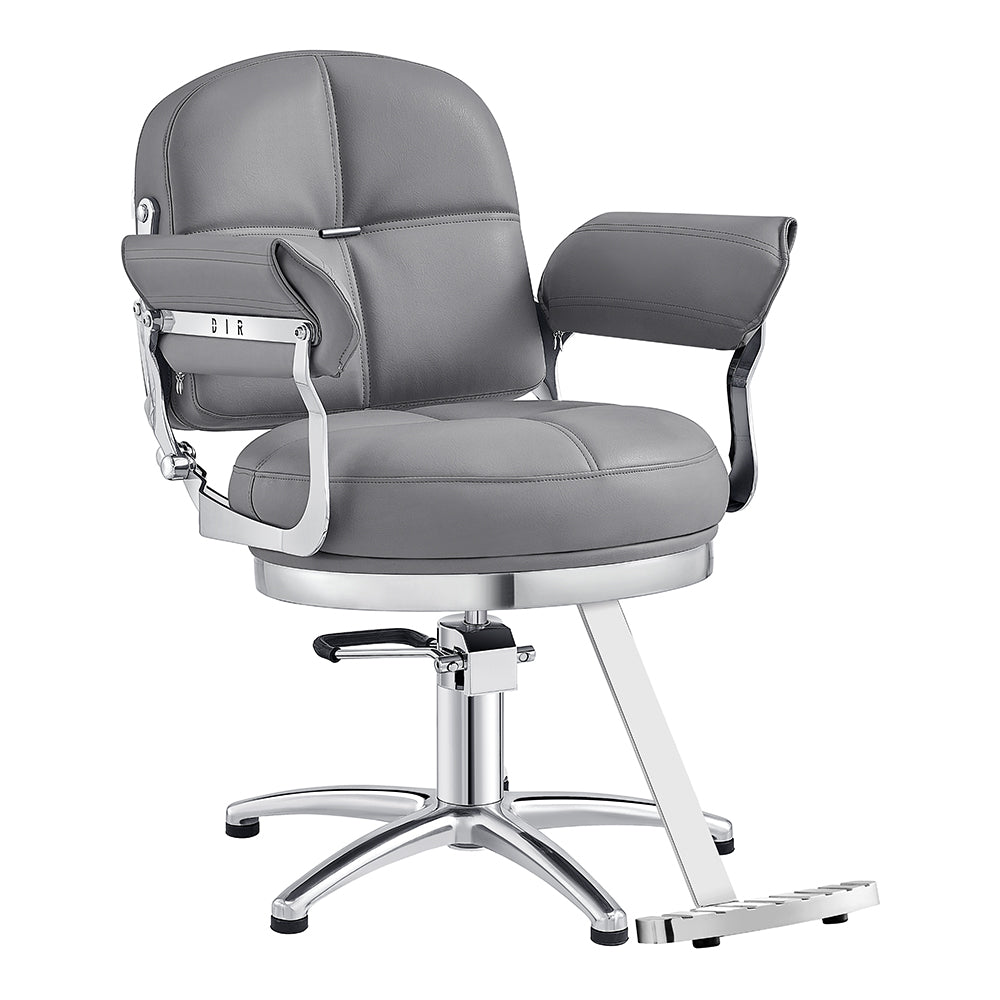 Milano Salon Hairdressing Styling Chair Gray DIR