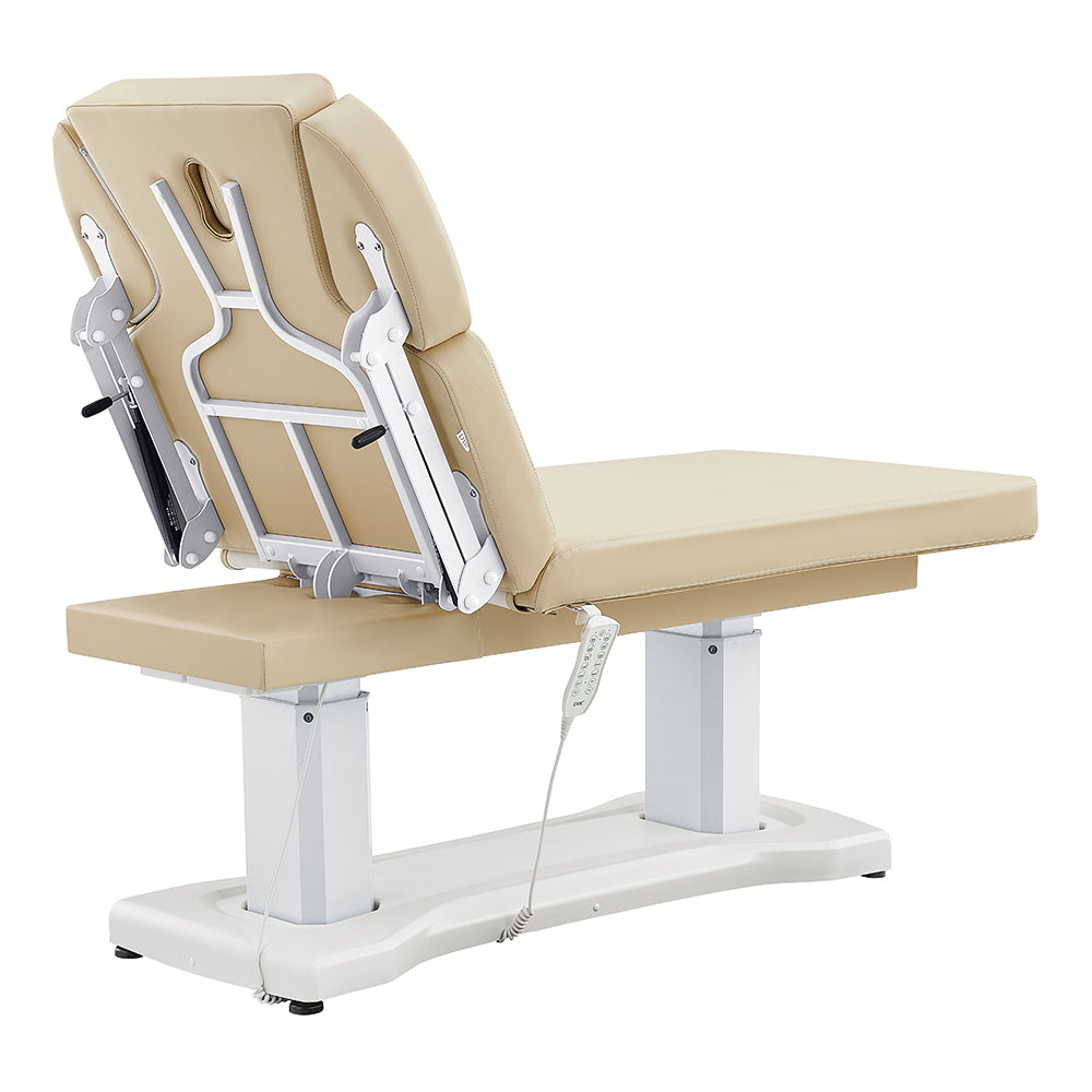 Tranquility 4 Motors Electric Medical Spa Treatment Table Beige DIR
