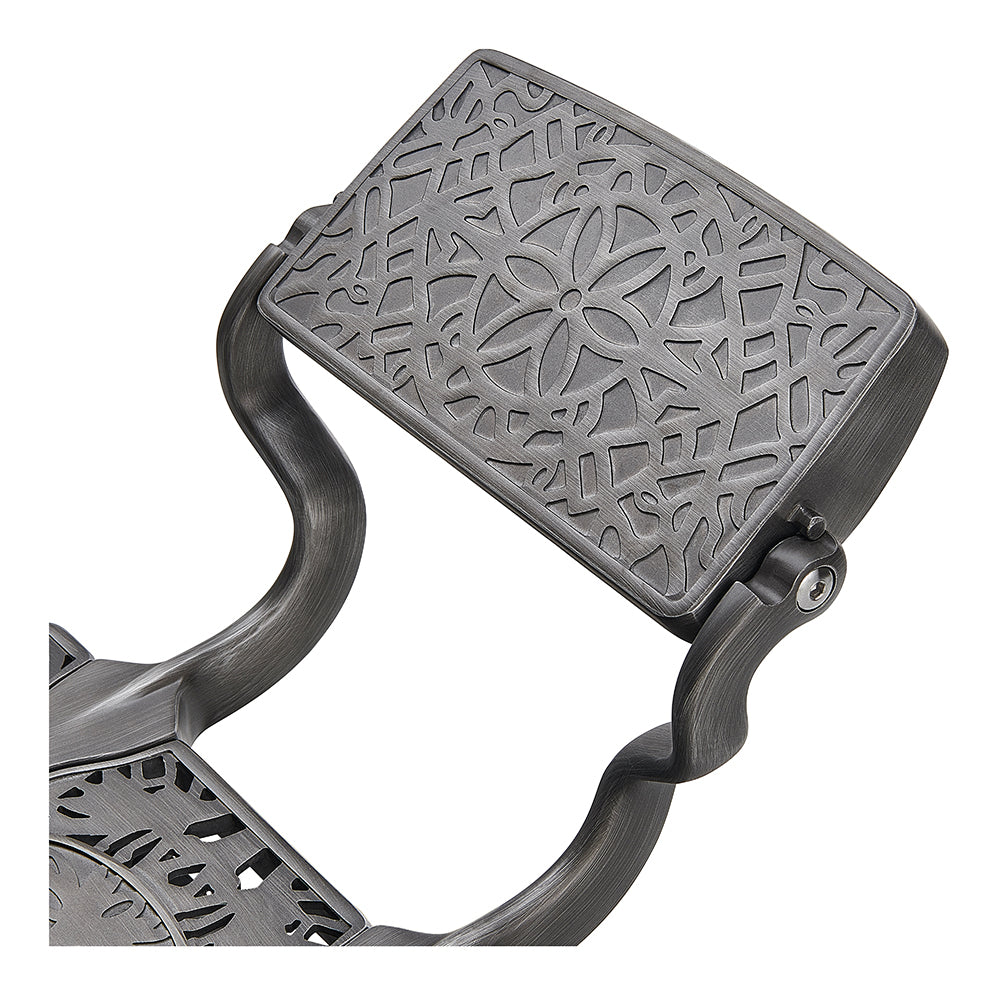 Kaiser II Retro Style Barber Chair Gray DIR