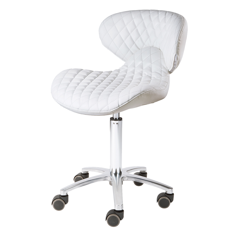 Diamond Manicure Stool 1001H-DIA - White Whale Spa