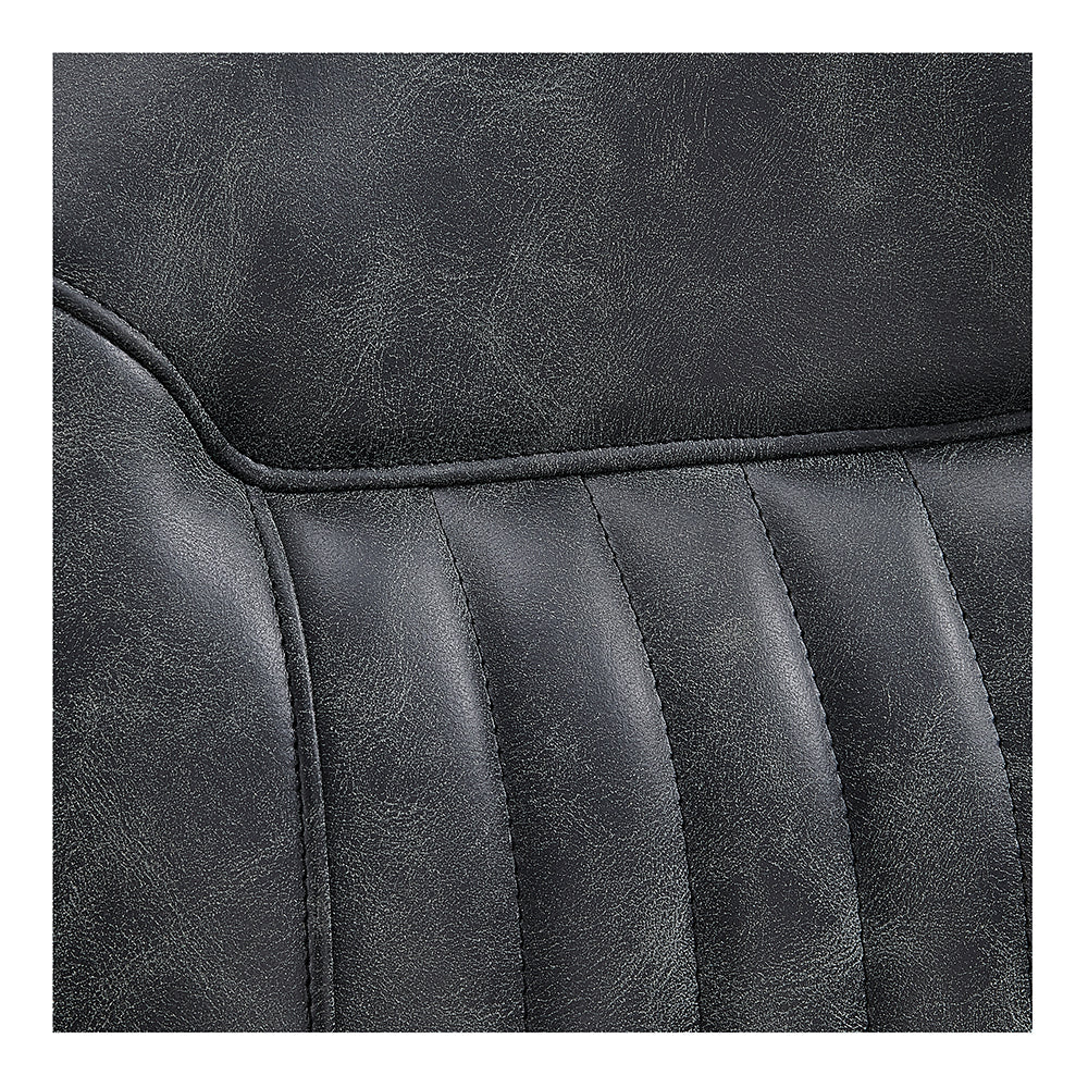 Kaiser II Retro Style Barber Chair Vintage Black DIR