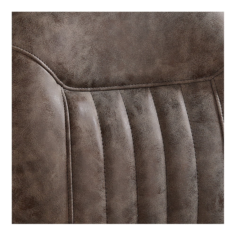 Kaiser II Retro Style Barber Chair Vintage Brown DIR