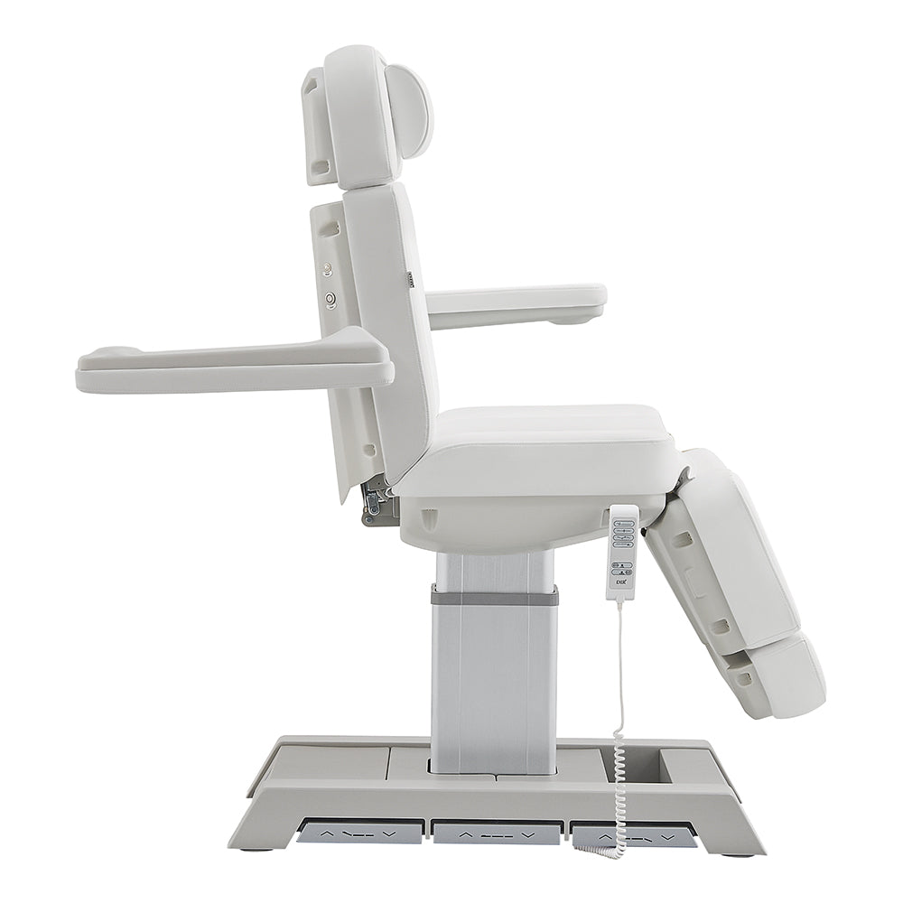 Sydney Medical Chair – 4 Motors with Foot Remote & Hand Remote White DIR