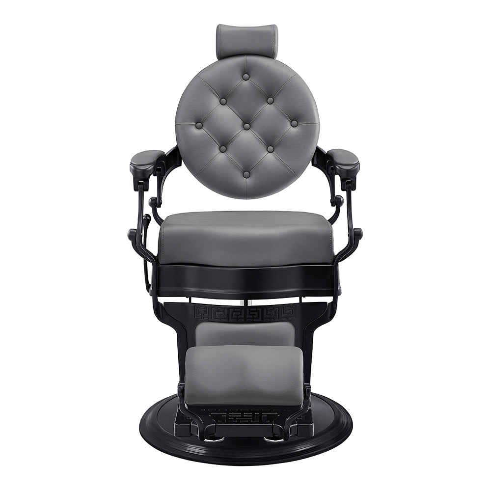 The Viking Modern Barber Chair Gray DIR