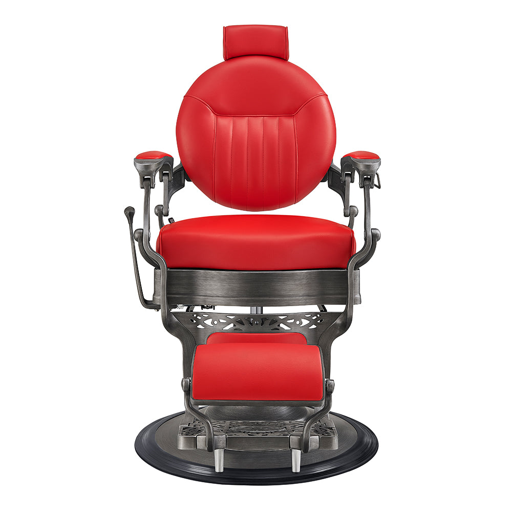 Kaiser II Retro Style Barber Chair Red DIR