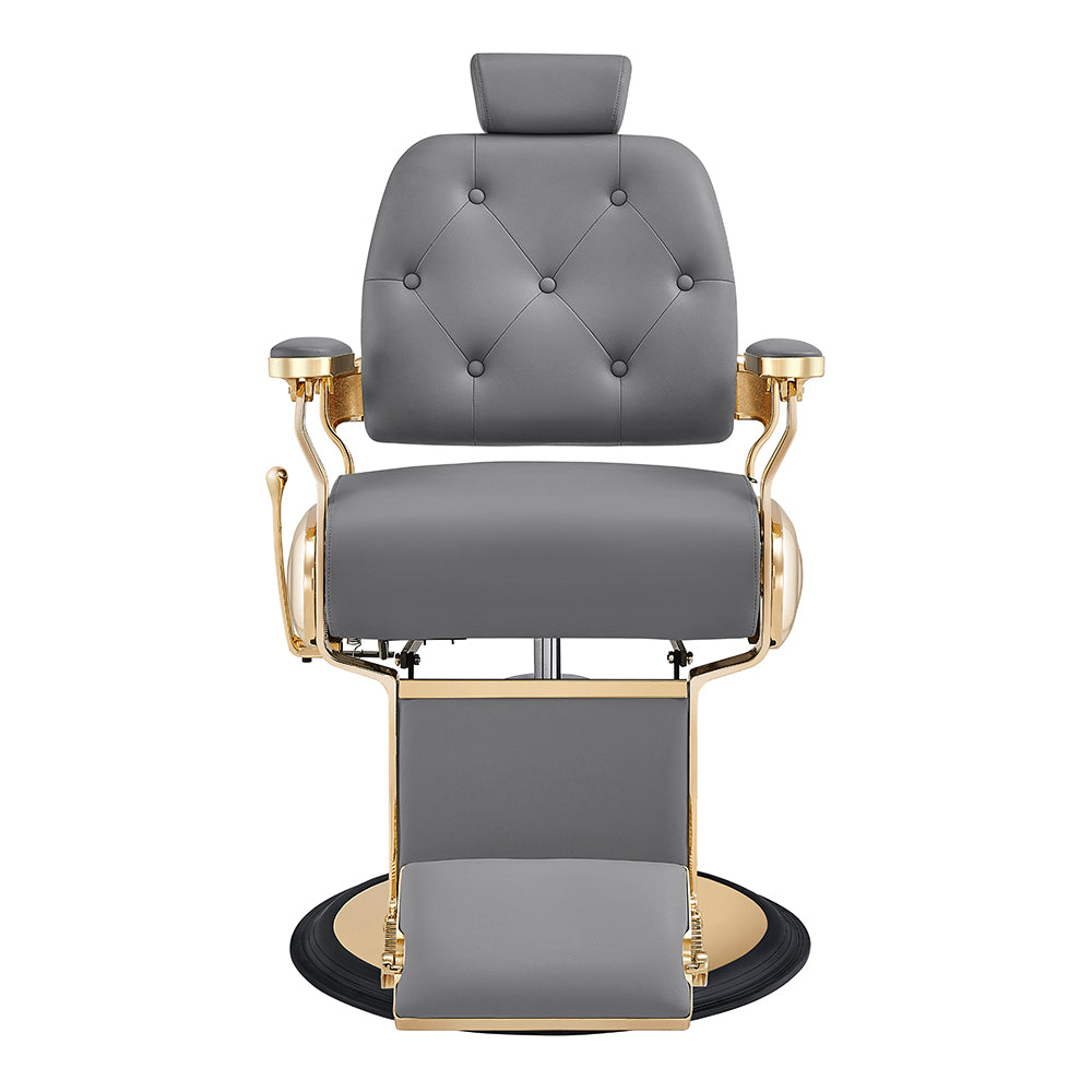 The Cavalier Professional Barber Chair Gray DIR