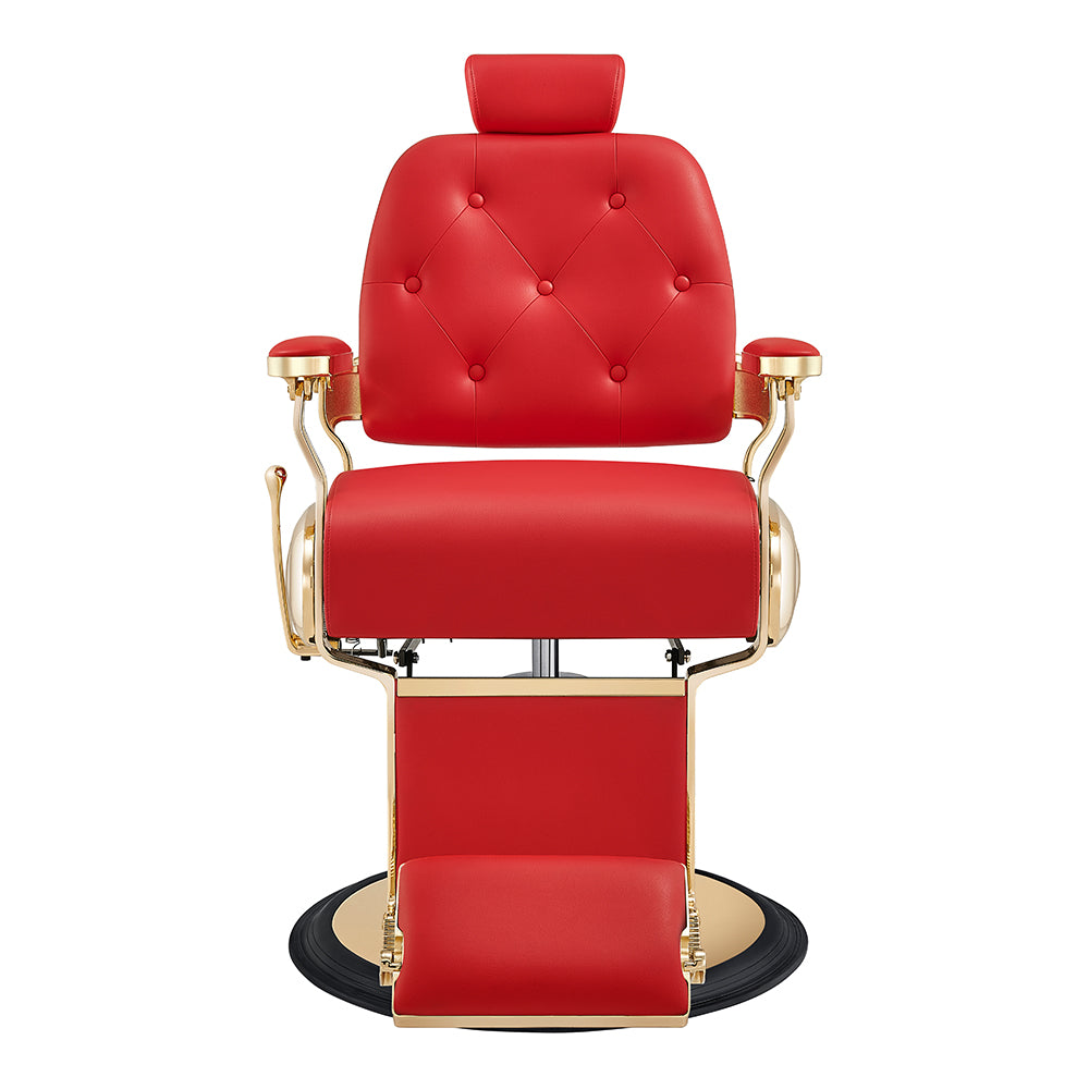 The Cavalier Professional Barber Chair Red DIR