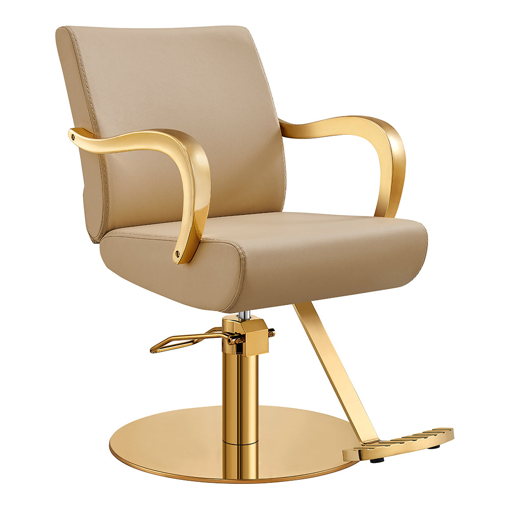 Meteor Gold Salon Styling Chair Beige DIR
