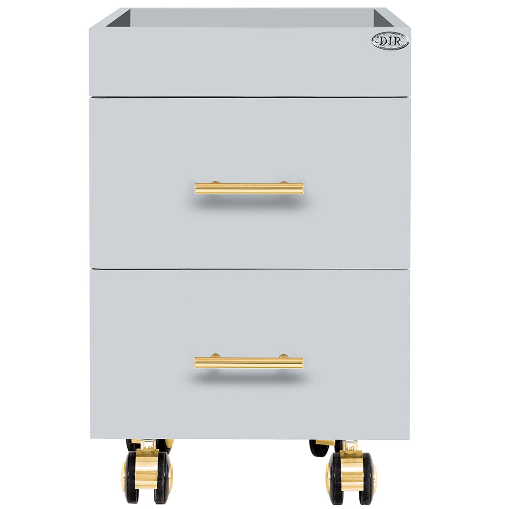 Cannes Manicure Pedicure Trolley Cart Gray DIR