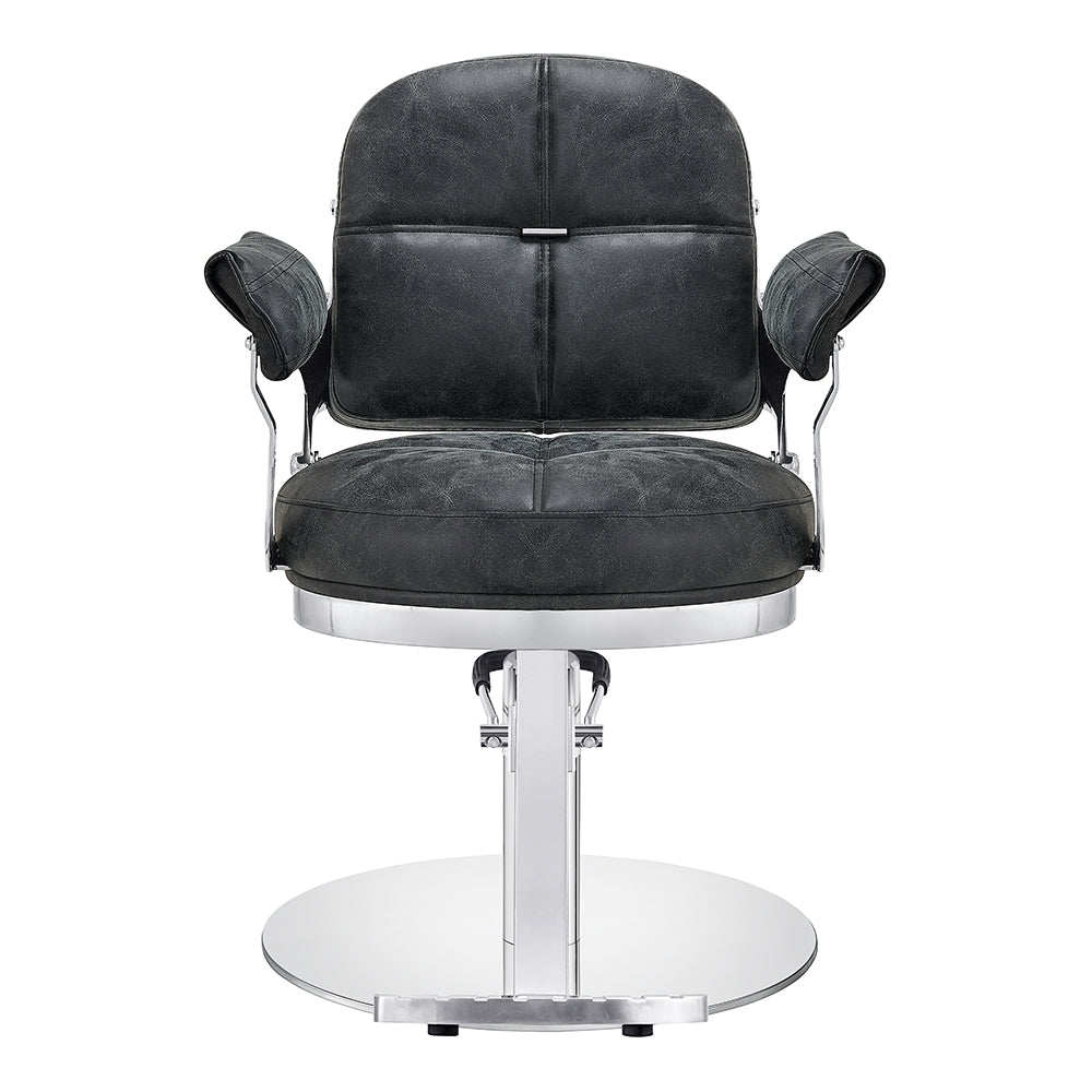 Milano Salon Hairdressing Styling Chair Vintage Black DIR