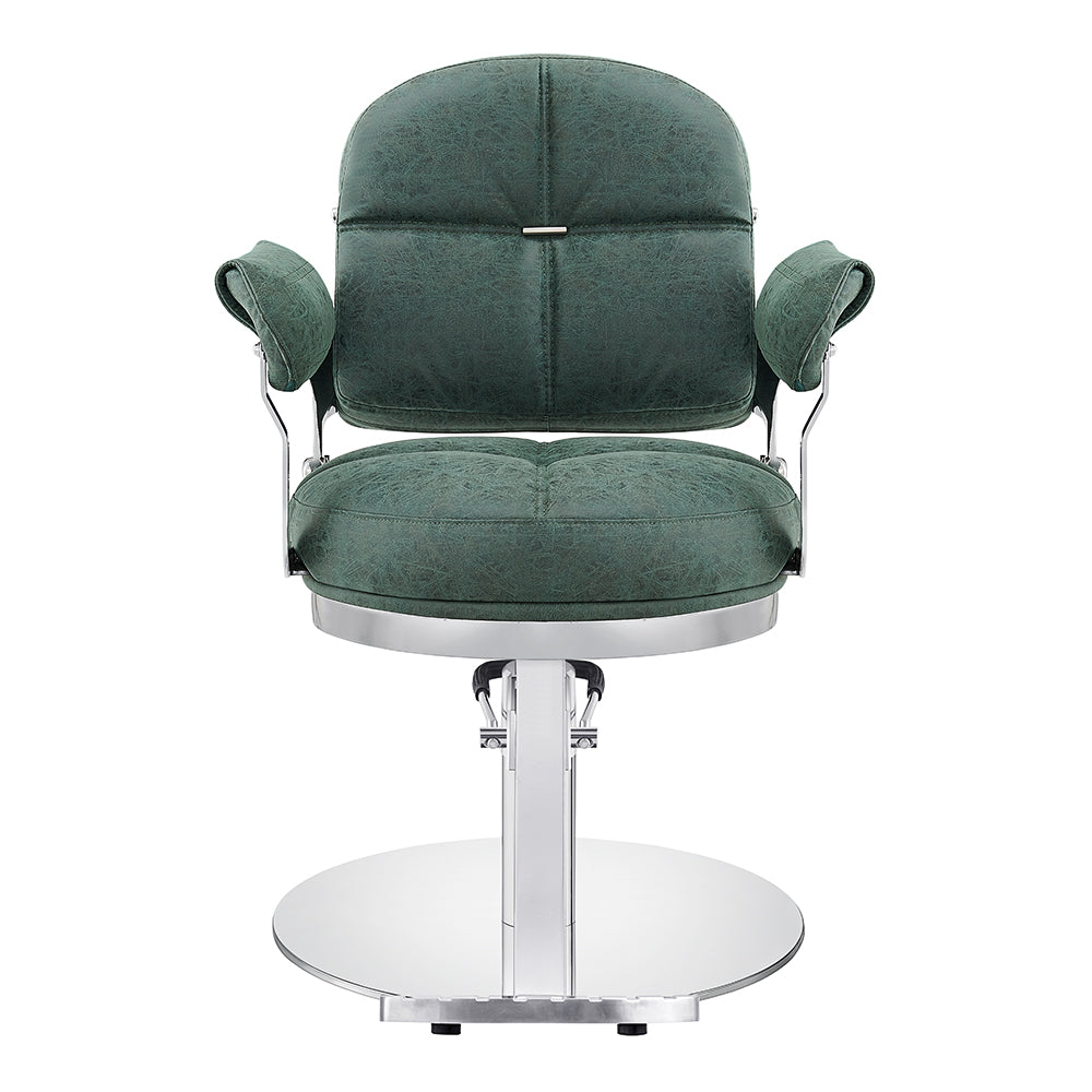 Milano Salon Hairdressing Styling Chair Vintage Green DIR