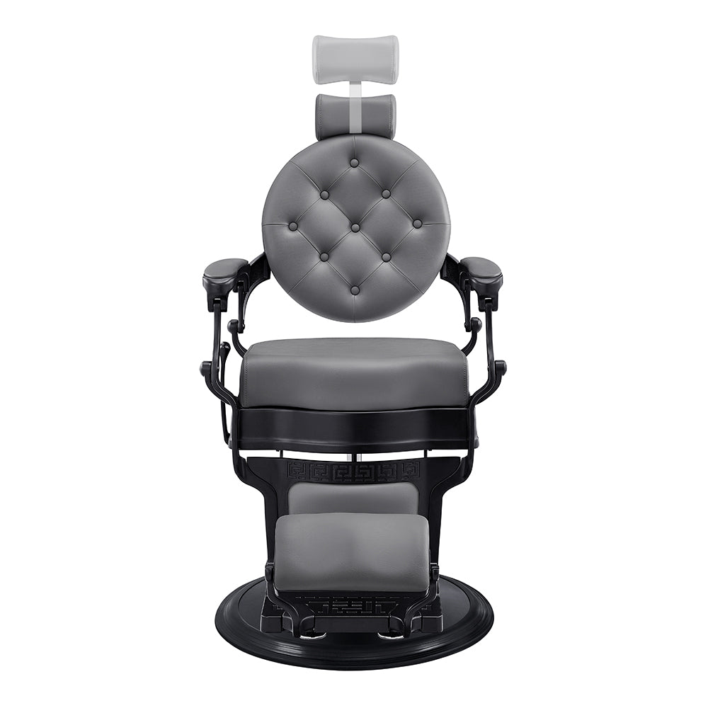 The Viking Modern Barber Chair Gray DIR