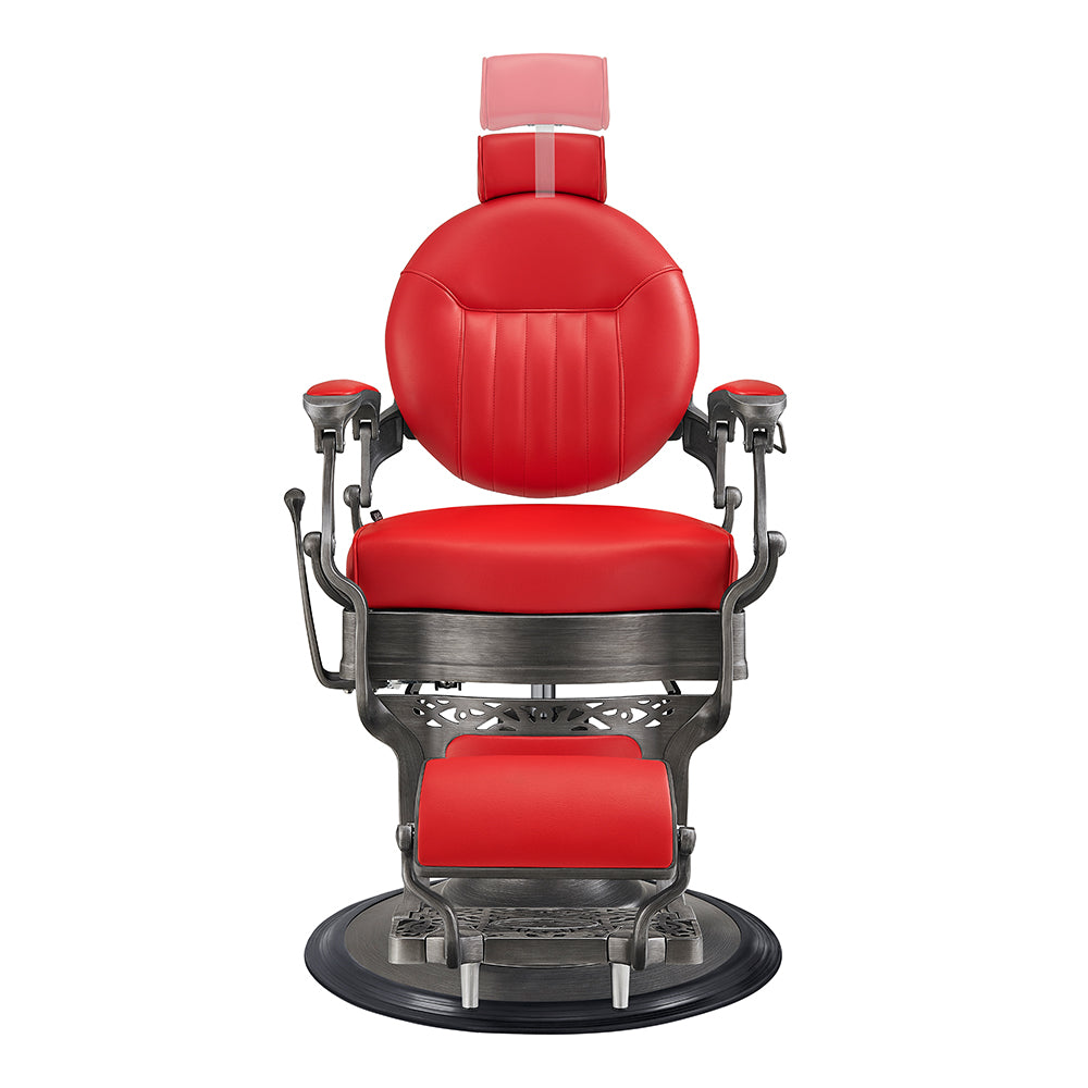 Kaiser II Retro Style Barber Chair Red DIR