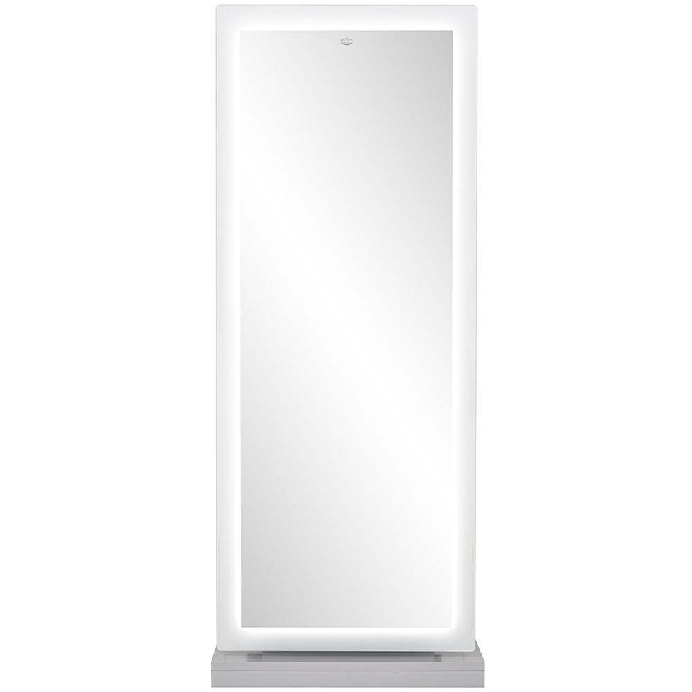 Magic II Double LED Lighted Styling Station Silver Gray DIR