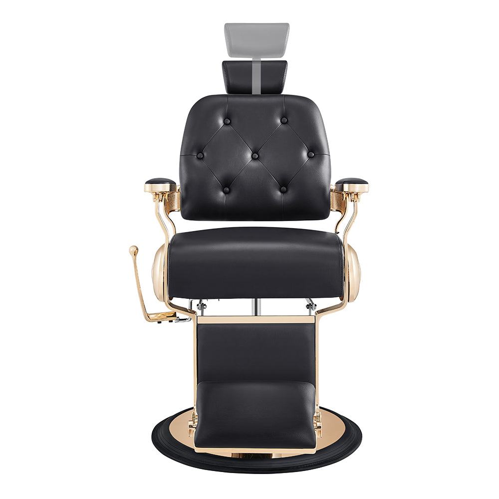 The Cavalier Professional Barber Chair Black DIR