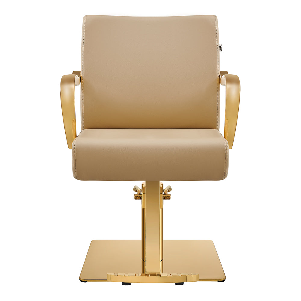 Meteor Gold Salon Styling Chair Beige DIR