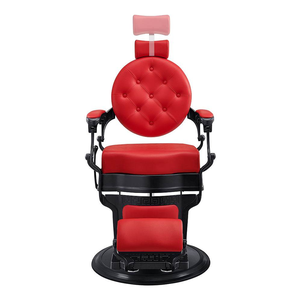 The Viking Modern Barber Chair Red DIR