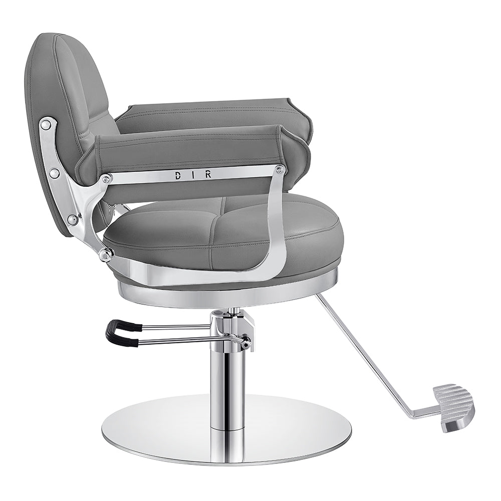 Milano Salon Hairdressing Styling Chair Gray DIR