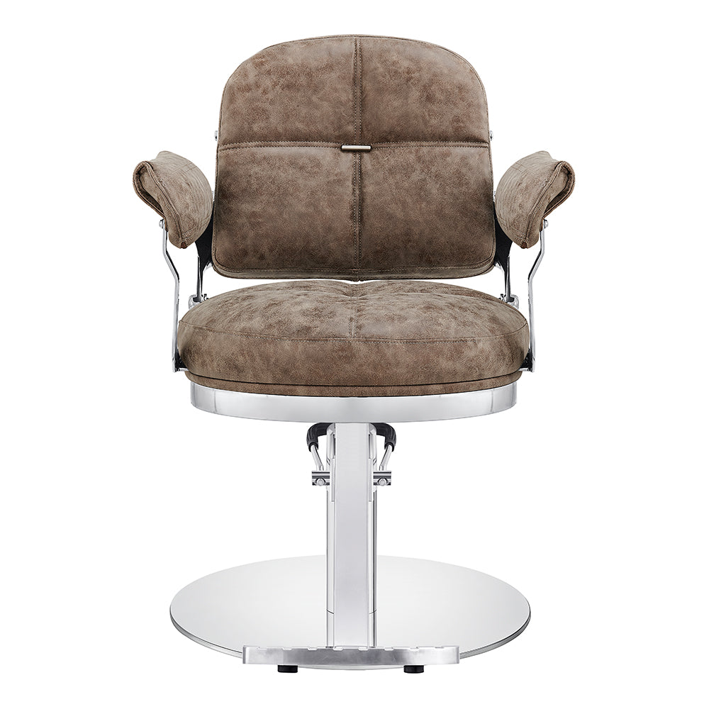 Milano Salon Hairdressing Styling Chair Vintage Brown DIR