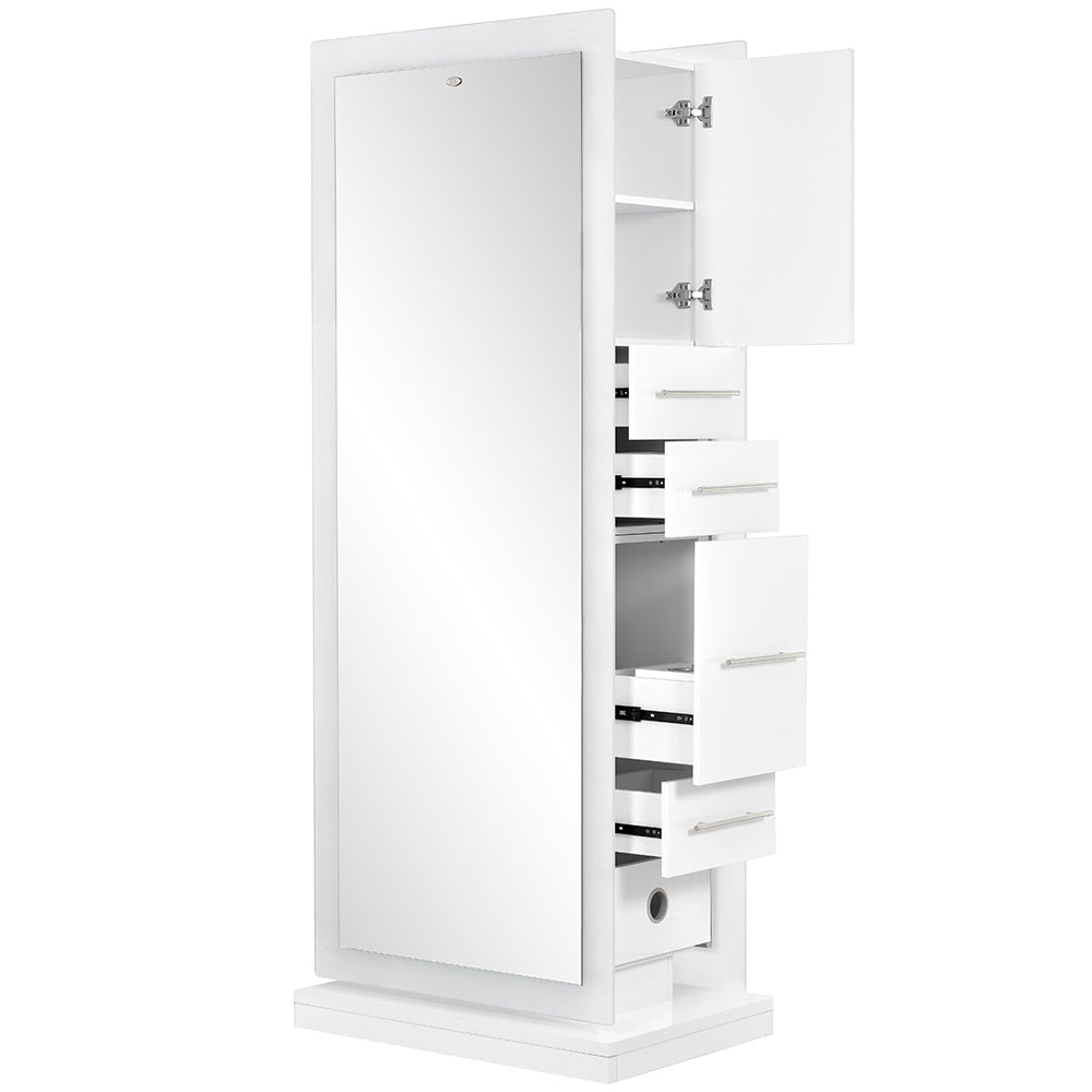 Magic II Double LED Lighted Styling Station White DIR