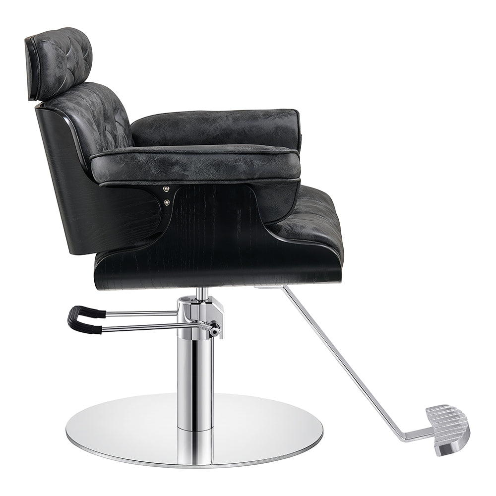 Empress Vintage Styling Chair in Vintage Black DIR