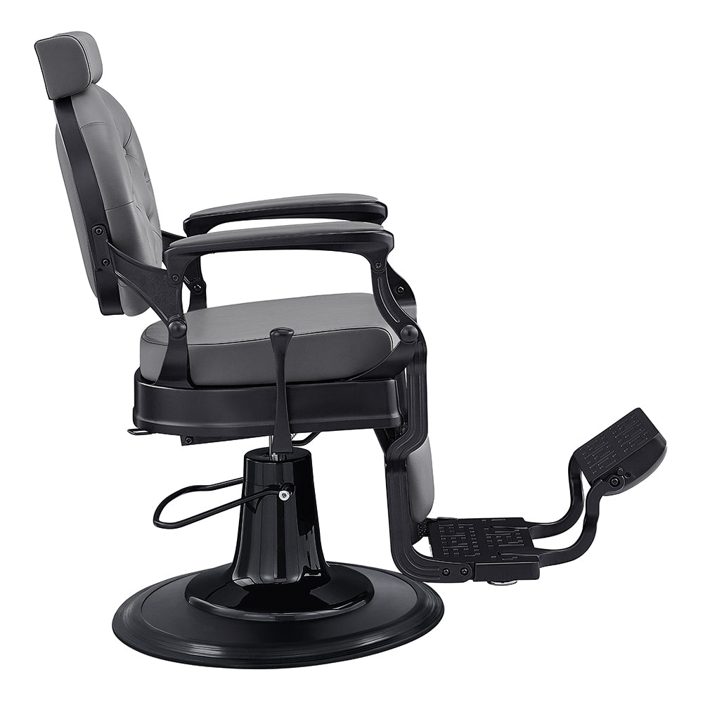 The Viking Modern Barber Chair Gray DIR