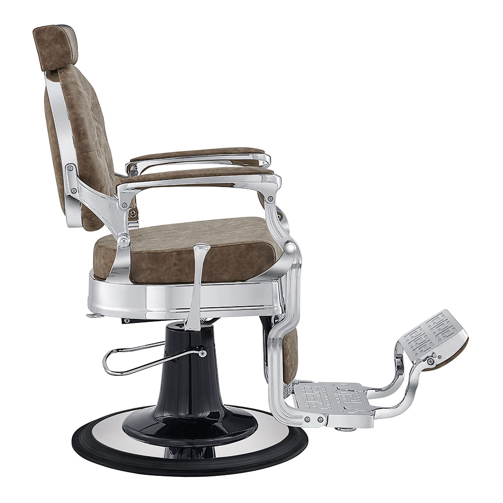 Julius Barber Shop Chair Vintage Brown DIR