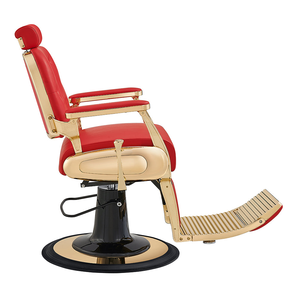 The Cavalier Professional Barber Chair Red DIR