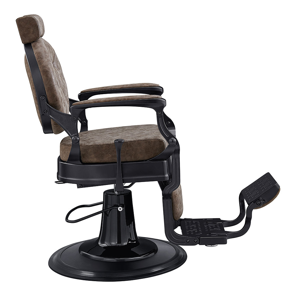 The Viking Modern Barber Chair Vintage Brown DIR