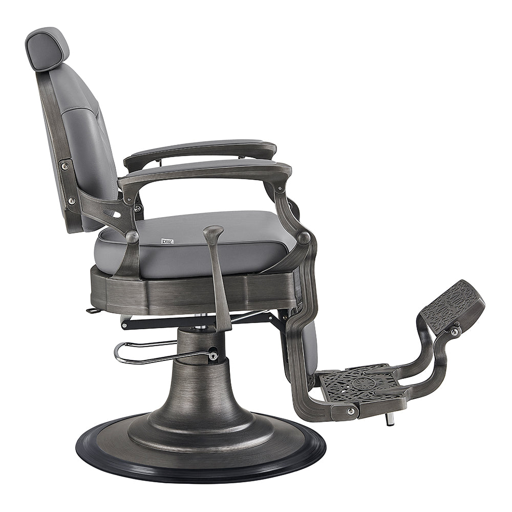 Kaiser II Retro Style Barber Chair Gray DIR