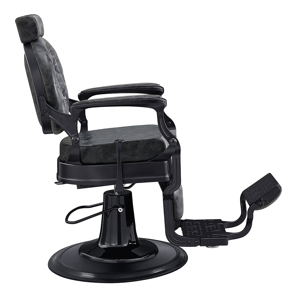 The Viking Modern Barber Chair Vintage Black DIR