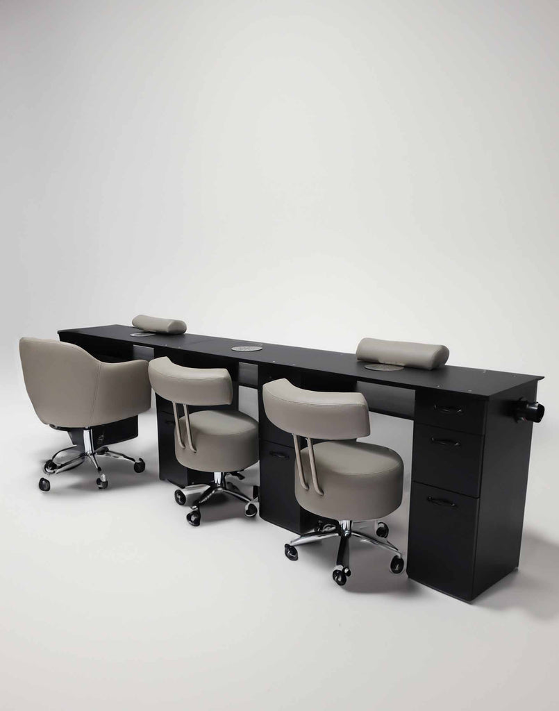 Wheelchair Accessible Manicure Table w/ NO MOUNTED TOP - Edge Line Belava