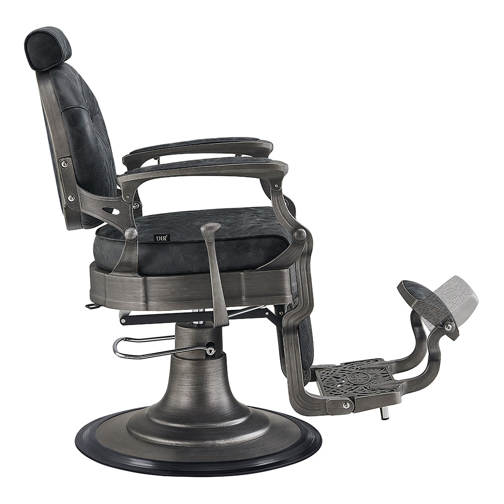 Kaiser II Retro Style Barber Chair Vintage Black DIR