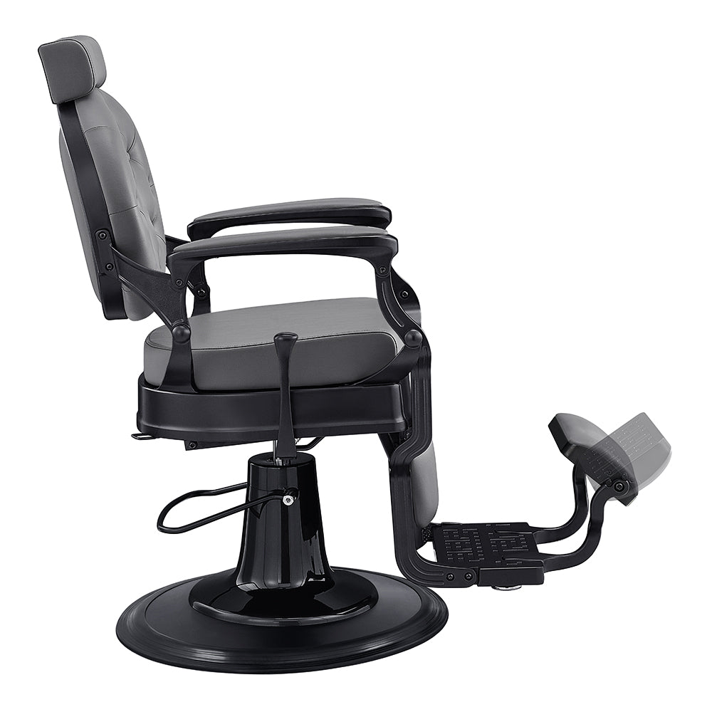The Viking Modern Barber Chair Gray DIR