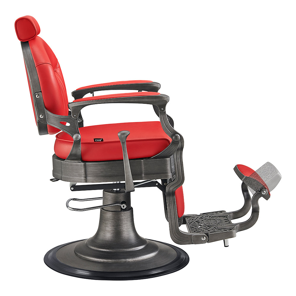 Kaiser II Retro Style Barber Chair Red DIR