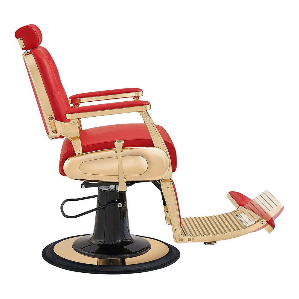 The Cavalier Professional Barber Chair Red DIR