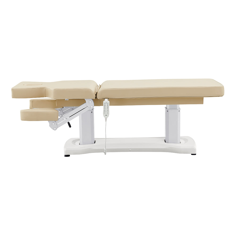 Tranquility 4 Motors Electric Medical Spa Treatment Table Beige DIR