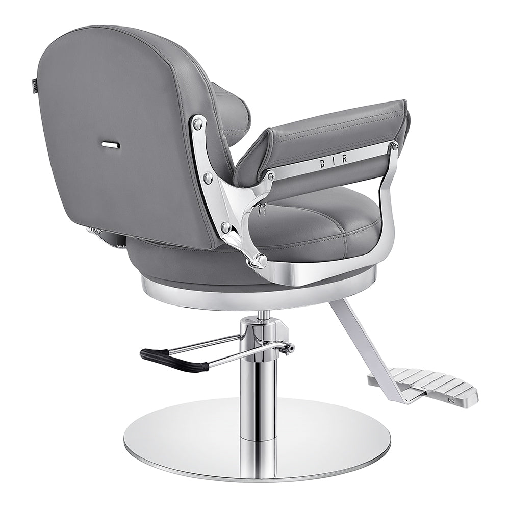 Milano Salon Hairdressing Styling Chair Gray DIR