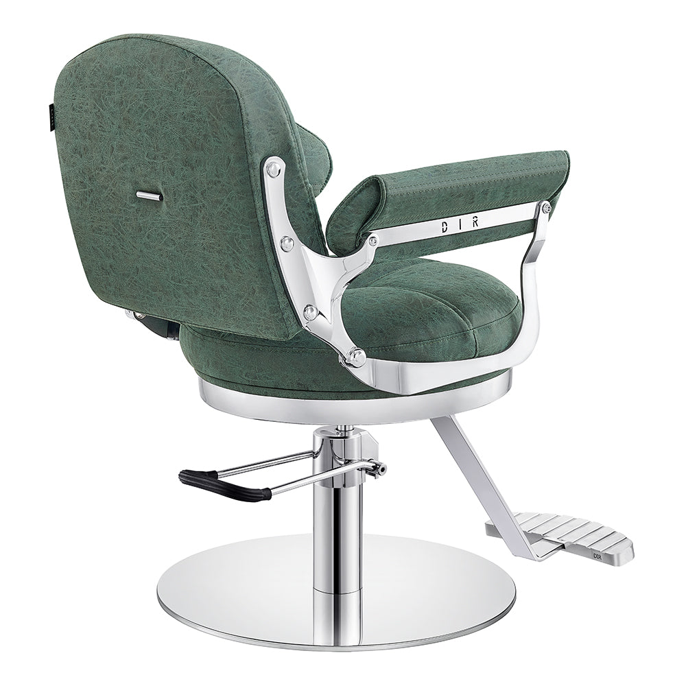 Milano Salon Hairdressing Styling Chair Vintage Green DIR