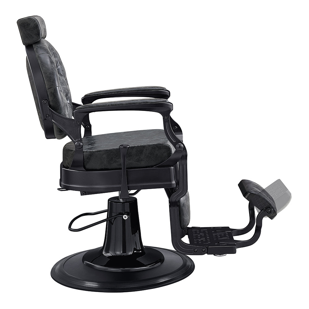 The Viking Modern Barber Chair Vintage Black DIR