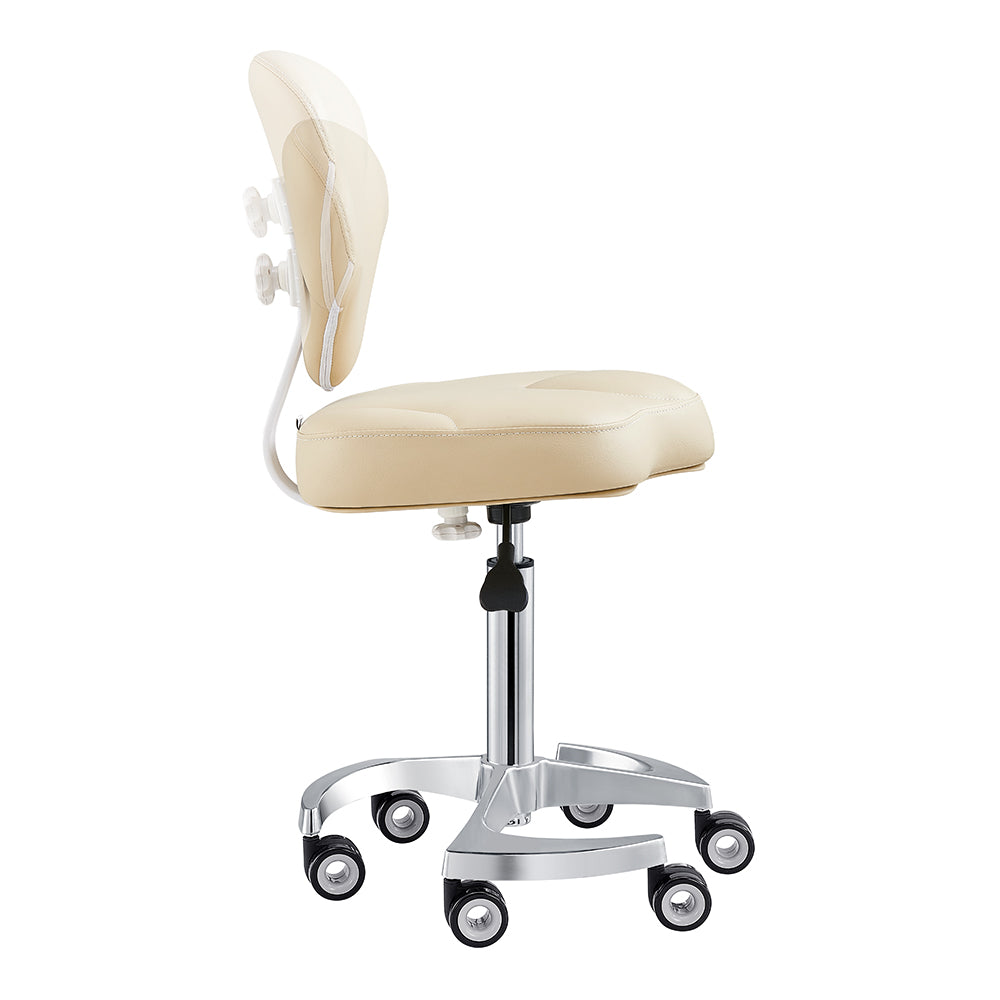 Zen Adjustable Swivel Beige Stool DIR