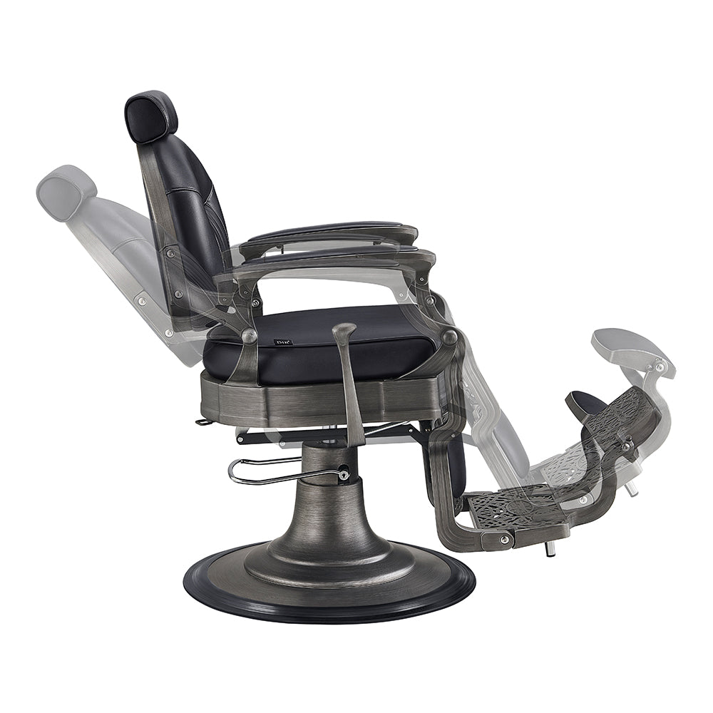 Kaiser II Retro Style Barber Chair Black DIR