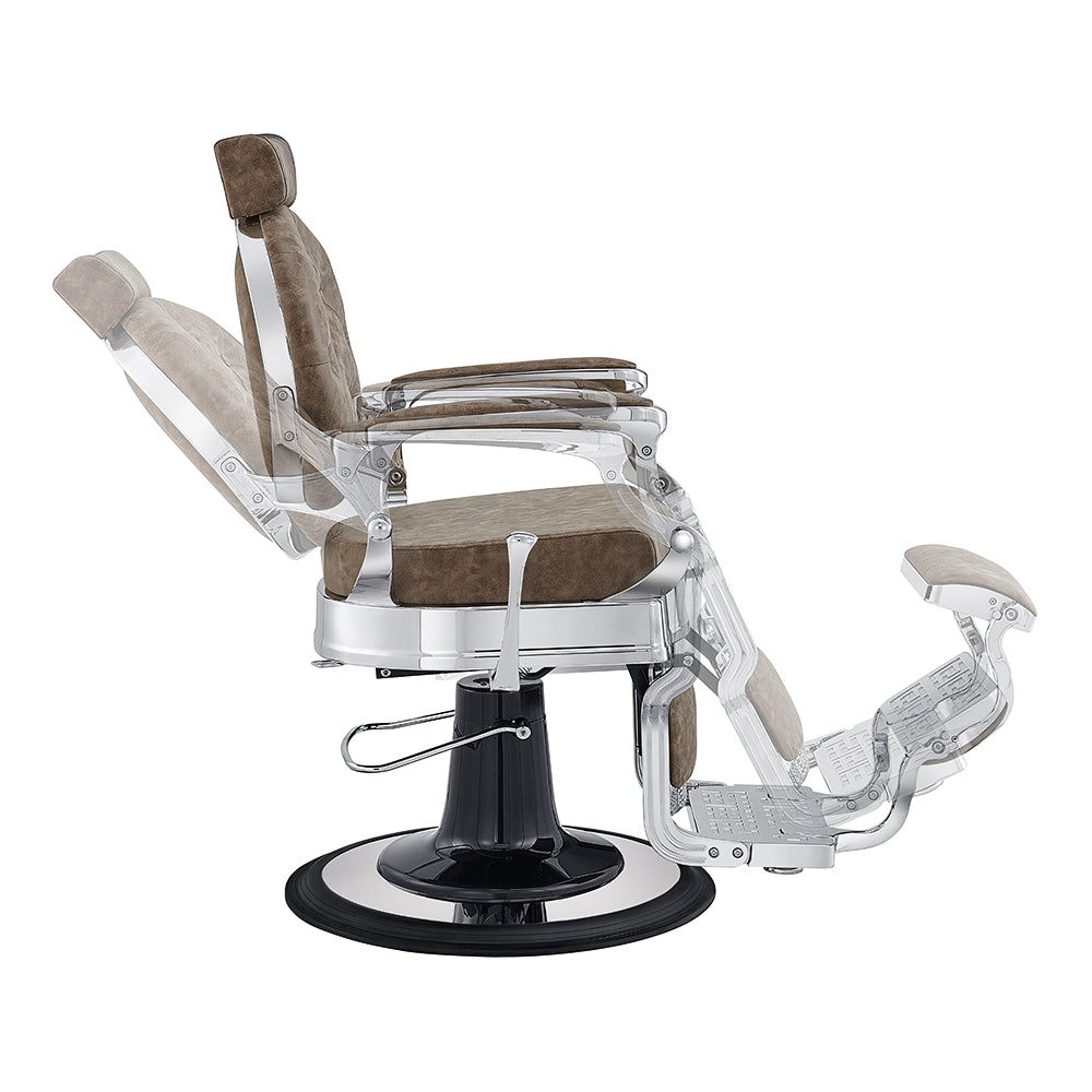 Julius Barber Shop Chair Vintage Brown DIR