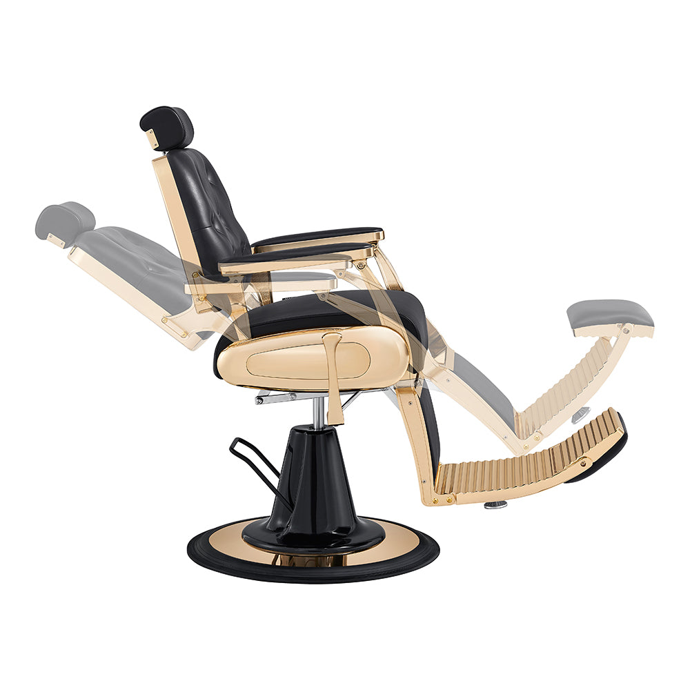 The Cavalier Professional Barber Chair Black DIR