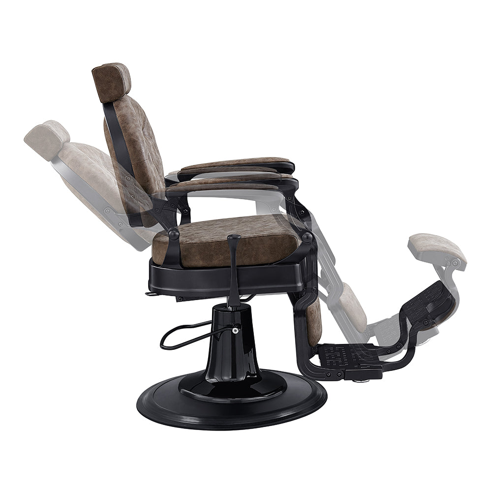 The Viking Modern Barber Chair Vintage Brown DIR
